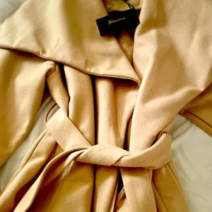 Wool blend Trench style coat